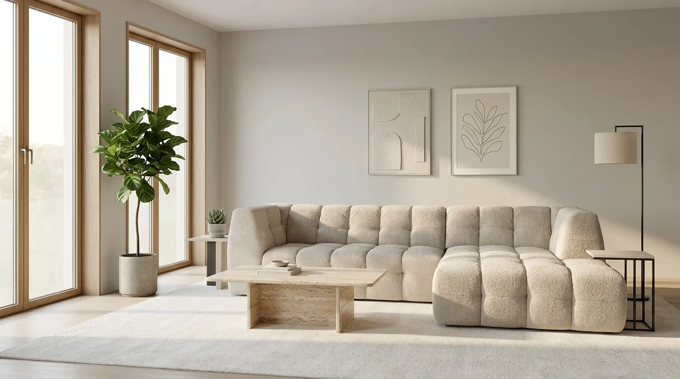 Canapé d'angle Milka Bubble