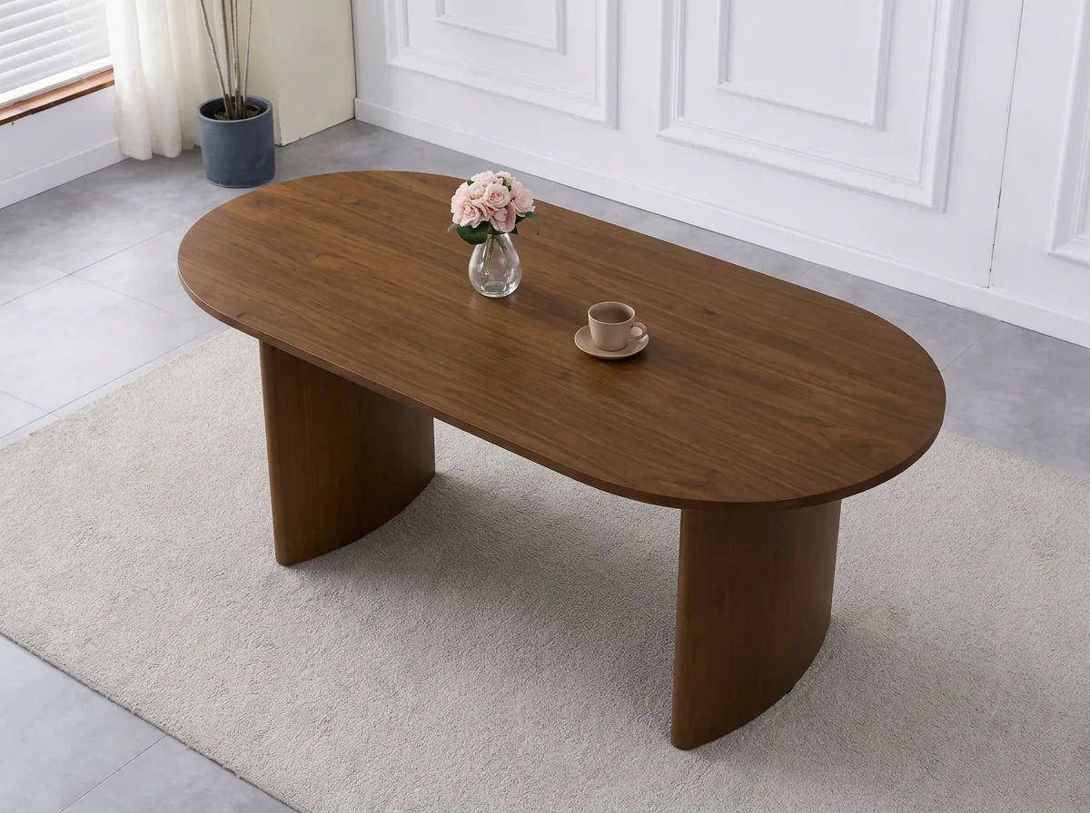 Table à manger Josephine Noyer 1m80