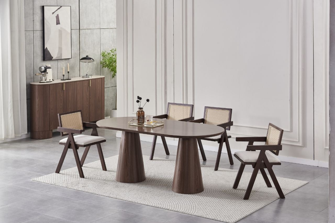 Table à manger Iconic Noyer 1m80