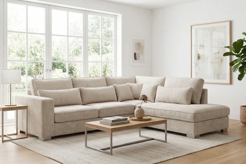 Canapé d'angle Marbella Beige