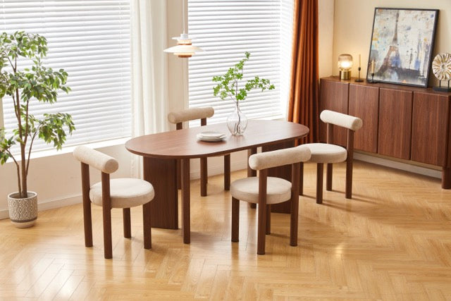 Table à manger Ambre Noyer 1m80