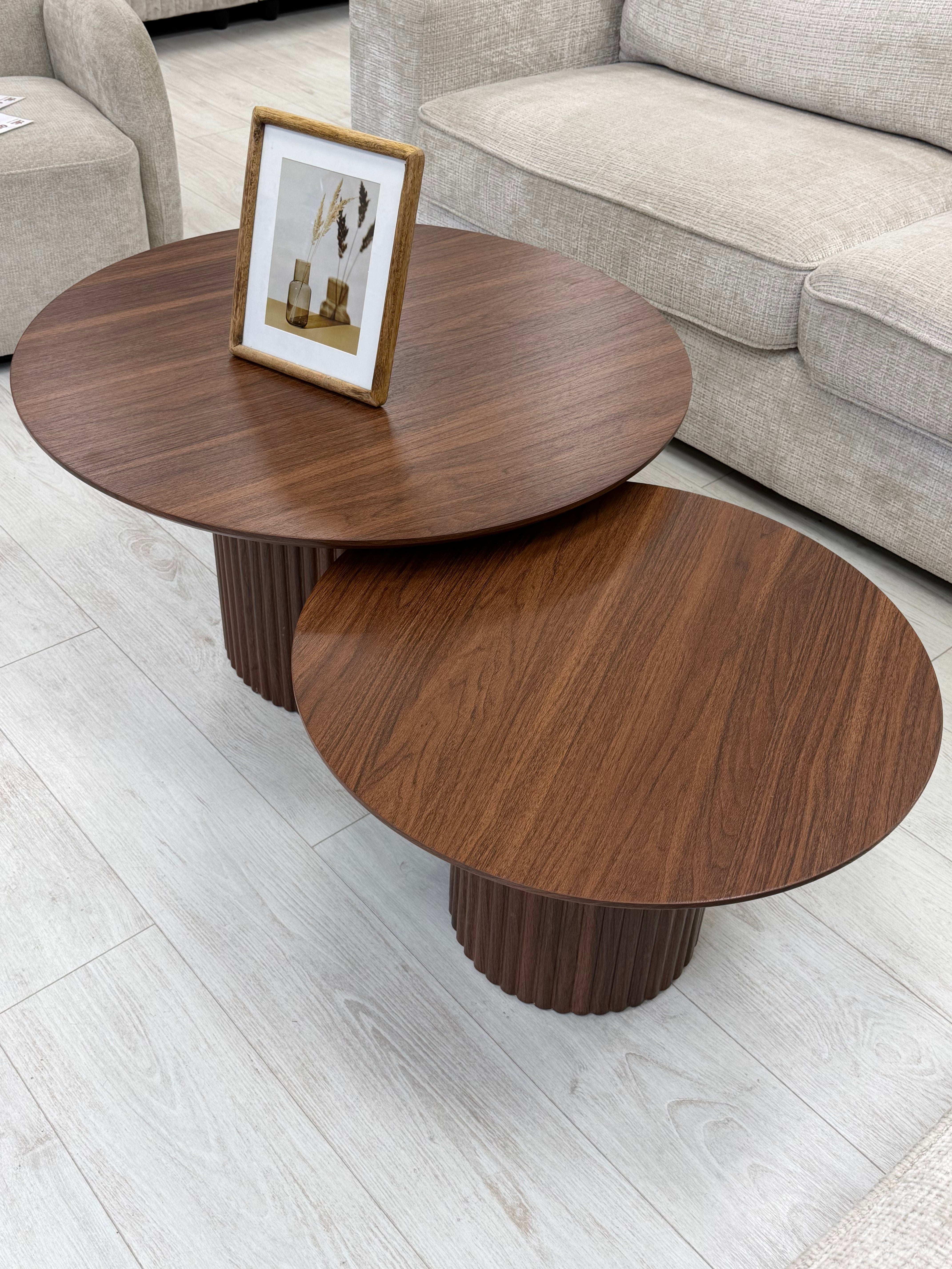 Table Basse Gigogne Duo Noyer